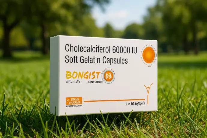 Bongist D3 (Cholecalciferol 60000 IU Soft Geletin Capsules)