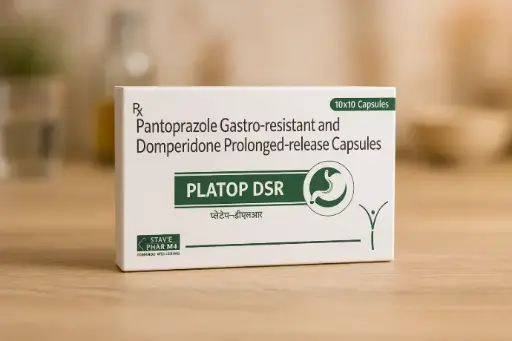 Platop DSR (Pantoprazole Gastro-resistant and Domperidone Prolonged-release)