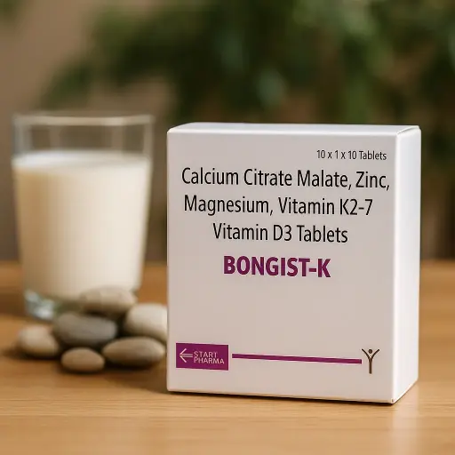 Bongist-K (Calcium Citrate Malate, Zinc, magnesium, Vitamin K2-7, Vitamin D3)